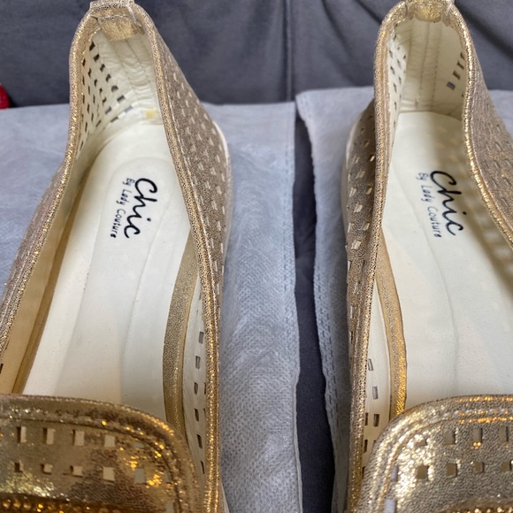 ⭐️Gold Gem Slip on Shoes Chic by Lady Couture⭐️ - Picture 4 of 8